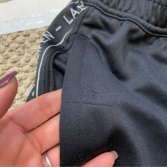 Adidas‎ Youth Side Stripe Japanese Writing Track Pants Size Youth Medium Black - Picture 9 of 12